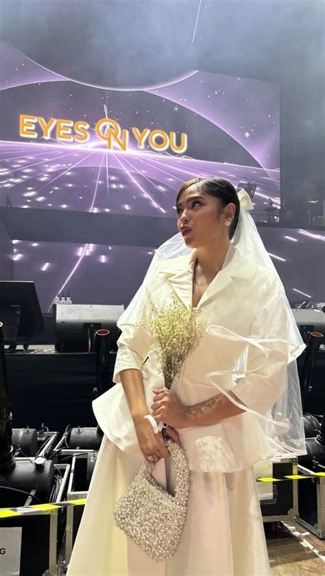 andrea brillantes xbreezy|Andrea Brillantes' Bridal Outfit at Kim Soo Hyun's Manila Fan .